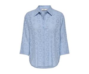 JdY tallie Wvn Noos - Maglietta a Maniche Lunghe a 3/4, Soft Chambray, L
