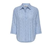 JdY tallie Wvn Noos - Maglietta a Maniche Lunghe a 3/4, Soft Chambray, M