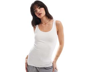 JDY - Top canottiera bianco M