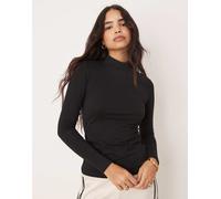 JDY - Top nero con collo alto S
