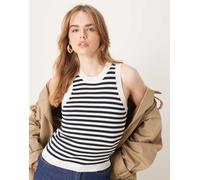 JDY Top 'JDYAYA' navy / bianco, Taglia M