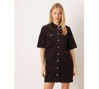 JDY - Vestito camicia a coste marrone S