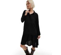 JDY - Vestito grembiule corto nero 34