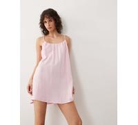 JDY - Vestito lungo senza maniche in mussola rosa M