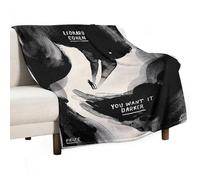JDYANSHENG Leonard Cohen - Coperta morbida e leggera, 130 x 175 cm
