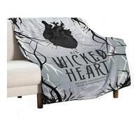 JDYANSHENG Wicked - Coperta a forma di cuore, morbida, leggera, 130 x 150 cm
