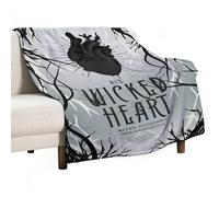 JDYANSHENG Wicked - Coperta a forma di cuore, morbida, leggera, 150 x 200 cm