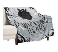 JDYANSHENG Wicked - Coperta a forma di cuore, morbida, leggera, 80 x 100 cm