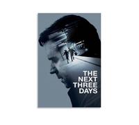 JDyaojiesheng Poster artistico da parete con scritta "The Next Three Days", per soggiorno, camera da letto, 60 x 90 cm, senza cornice
