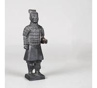JDZYFFS Art Scultura Statua Figurina, 3D Statue E Sculture Di Guerrieri E Cavalli In Terracotta Qin, Statuette Di Soldati E Guerrieri Cinesi In Argilla, Statuette Artistiche Per La Casa(D)