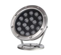 JDZYFFS Faretti Per Piscina - Luci Dello Stagno, Luci LED Subacquee Impermeabili IP68, Luce Sommergibile A Bassa Tensione 12V/24V, Lucis Per Laghetti Con Angolo Regolabile(Yellow,18W(12V))