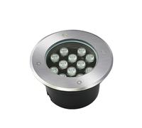 JDZYFFS Faretto LED Pavimento - Luci Paesaggistiche Da Esterno, Luci Per Scale, Corridoi E Pavimenti Da 12 V/24 V, Lampada Di Illuminazione Da Incasso Per Esterni Impermeabile IP67(White,18W(12V))