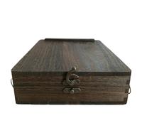 JDZYFFS Scatola Portautensili Multifunzione In Legno Per Artisti, Valigetta Portaoggetti Portatile In Legno, Borsa Da Postino A Tracolla Per Pittura All'aperto