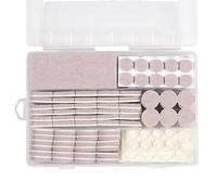 Je CHERCHE Une IDÉE, DI0091, Set da 177 Pattini ergonomici protettivi per Roller, Skateboard e Sport - Comfort Ottimale e Protezione Completa, Colore Beige