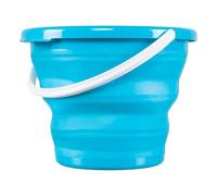 JE CHERCHE UNE IDEE me2154 Cubo retráctil Redondo plástico Azul/Rosa/Verde/Morado 37 x 5,4 x 37 cm