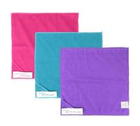 Je cherche Une idée me2298 - Juego de 3 Trapos poliéster Multicolor 30 x 30 x 0,30 cm