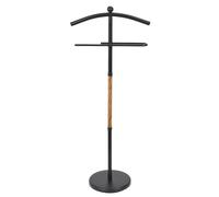 Je CHERCHE Une IDÉE, RG0085, Elegante servomuto Effetto Legno, Pratico Contenitore per Abiti e Accessori, Design Moderno e Funzionale, Facile da Montare, Dimensioni 45x109x26 cm, Colore Nero