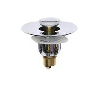JE CHERCHE UNE IDEE Tappo Universale con Filtro 6 cm Lavello Vasca Grigio | Rame, tappo universale con filtro, lavello e vasca, trattiene i residui, bagno, grigio
