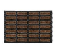 JE CHERCHE UNE IDEE Zerbino Grattante in Cocco e Gomma 40x60 cm Naturale | Fibra di cocco e gomma, zerbino grattante, design funzionale, resistente all'usura, ingresso, naturale