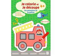 Je colorie et je découpe : Les pompiers et la police