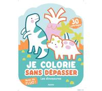 Je colorie sans dépasser - les dinosaures