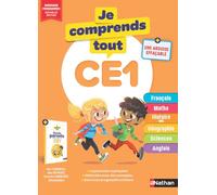 Je comprends tout CE1 - Tout-en-un (cours + exercices) pour réviser tout le programme du CE1 dans toutes les matières