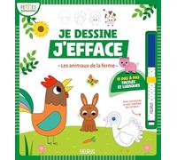 Je dessine j'efface - Les animaux de la ferme