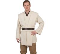 Je-di Wars Classic Master OBI Wan Kenobi Tunica e cintura Obi Movie Costume Set accessori accessori (L)