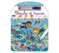 Je joue, j'efface et je recommence- Cherche trouve à la mer - Dès 4 ans: Avec un feutre effaçable