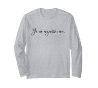 Je Ne Regrette Rien Non rimpiango Nulla Maglia a Manica