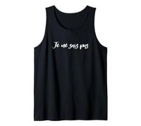 Je Ne SAIS PAS Francese dicendo Che Non Lo so Canotta