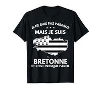 Je Ne Suis PAS Parfaite Mais Je Suis Bretonne Bretagne Maglietta