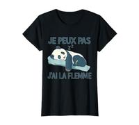 Je peux PAS J'Ai la flemme - Divertente Panda Design Maglietta