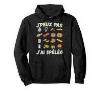 Je Peux PAS J'Ai Spéléo Cavité Souterraine Spéléologue Drôle Felpa con Cappuccio