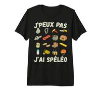 Je Peux PAS J'Ai Spéléo Cavité Souterraine Spéléologue Drôle Maglietta Premium