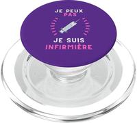 Je Peux Pas Je Suis Infirmière Cadeau Aide-Soignante Piqûre PopSockets PopGrip per MagSafe