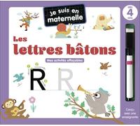 Je suis en maternelle - Les lettres bâtons: Avec 1 feutre effaçable