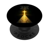 Je suis le chemin, la vérité et la vie puissante Jean 146 PopSockets PopGrip Adesivo