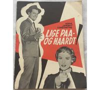 Je suis un sentimental Eddie Lemmy Constantine Vintage 1955 Vintage Danish Mo...