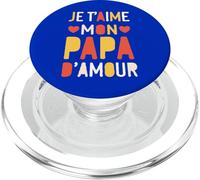 Je t’aime mon papa d’amour PopSockets PopGrip per MagSafe
