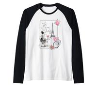 Je T'Aime Paris Romantic Café con Bicicletta Torre Eiffel Maglia con Maniche Raglan