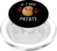 Je Taime Patate Drôle Couple Amour Romance Valentin PopSockets PopGrip per MagSafe