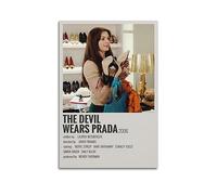 JEAM Poster artistico con immagine estetica del diavolo veste Prada, decorazione artistica da parete per dormitorio, poster decorativo per copertina, 30 x 45 cm, senza cornice