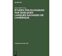 Jean André Cuoq Études Philologiques Sur Quelques Langues Sau (Copertina rigida)