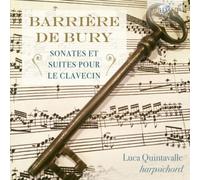 Jean-Baptiste Barriere Barrière/De Bury: Sonates Et Suites Pour Le Clavecin (CD)