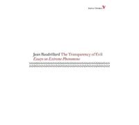 Jean Baudrillard The Transparency of Evil (Tascabile) Radical Thinkers Set 04