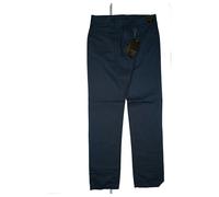 Jean Biani Uomo Chino Premium Cotone Pantaloni Slim Fit 50 W32 L32 Marino Nuovo