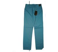 Jean Biani Uomo Chino Premium Pantaloni Slim Fit Estate 50 W32 L32 Turchese Neu