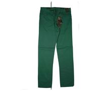 Jean Biani Uomo Pantaloni Chino Jeans Slim Fit Premium Cotone 50 W32 L32 Verde