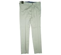 Jean Biani Uomo Pantaloni Chino Slim Fit Cotone Stretch 50 W35 L32 Crema Nuovo